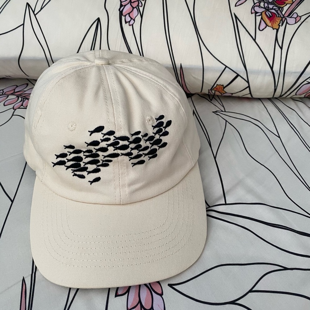 Fighting Eel Baseball Cap Khaki Fish
